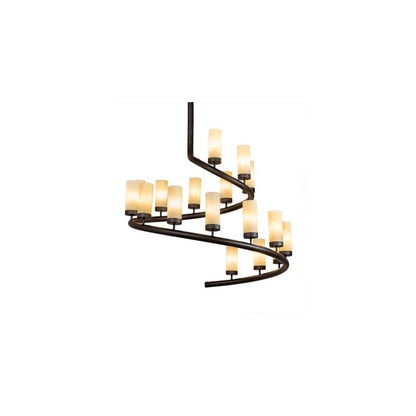 French Horn 17 Light 60" Wide Chandelier