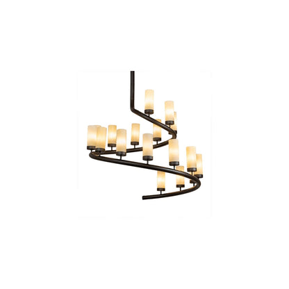 French Horn 17 Light 60" Wide Chandelier