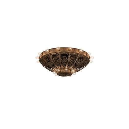 Osteria 24 Light 46" Wide Flush Mount Bowl Ceiling Fixture