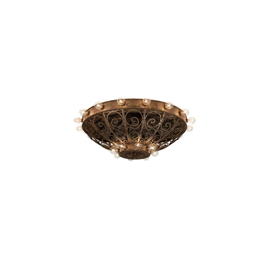 Osteria 24 Light 46" Wide Flush Mount Bowl Ceiling Fixture
