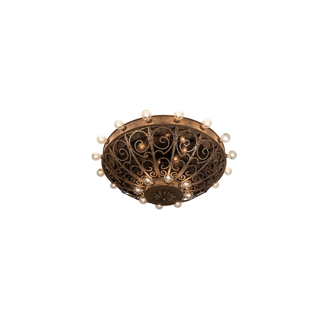 Osteria 24 Light 46" Wide Flush Mount Bowl Ceiling Fixture