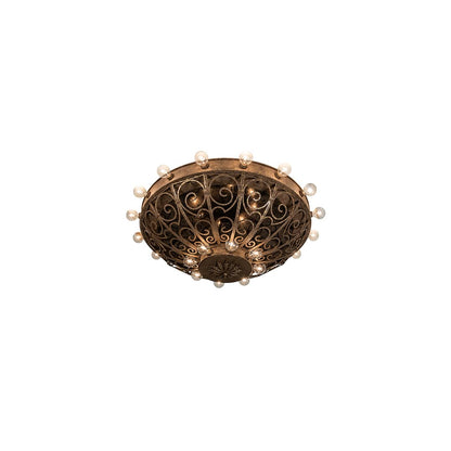 Osteria 24 Light 46" Wide Flush Mount Bowl Ceiling Fixture