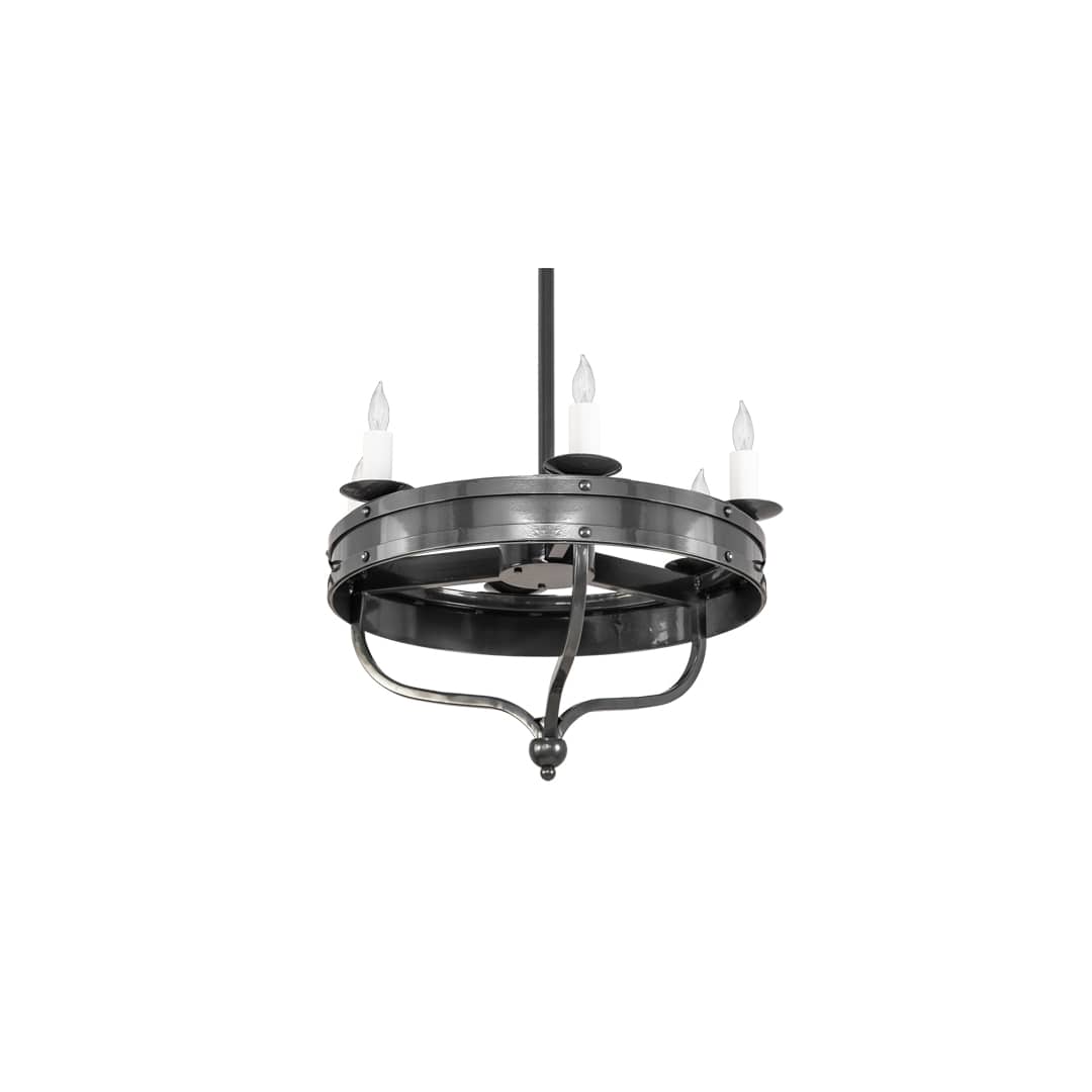 Parnella 6 Light 30" Wide Taper Candle Style Chandelier