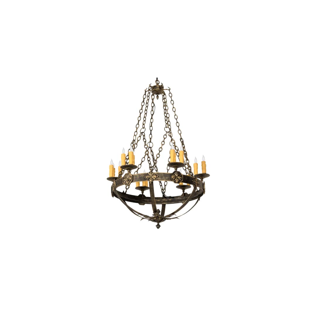 Neapolis 18 Light 32" Wide Taper Candle Style Chandelier
