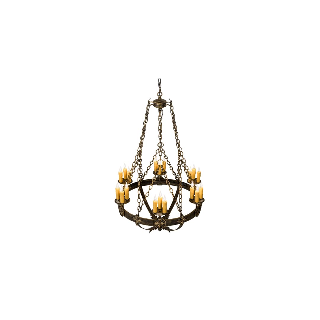 Neapolis 18 Light 32" Wide Taper Candle Style Chandelier