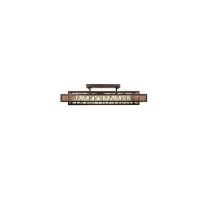 Quadrato Rich Umador 48" Wide LED Semi-Flush Ceiling Fixture