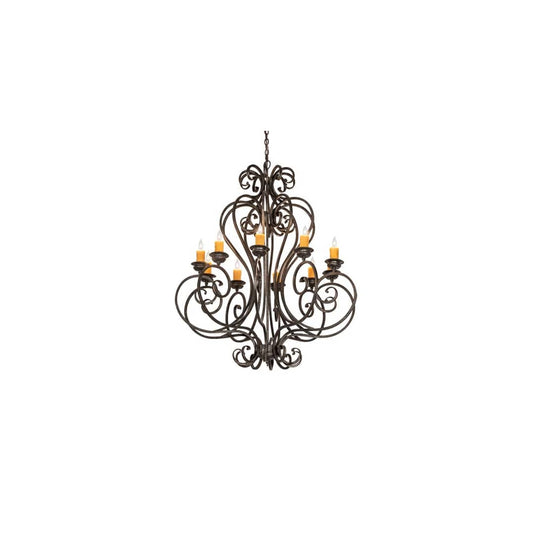 Fernando 10 Light 42" Wide Taper Candle Style Chandelier