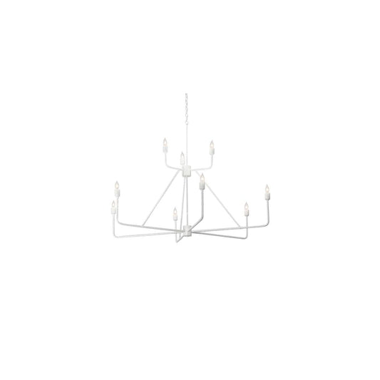 Chandelier 9 Light 60" Wide Taper Candle Style Chandelier