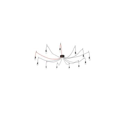 12 Light 120" Wide Suspension Multi Light Pendant