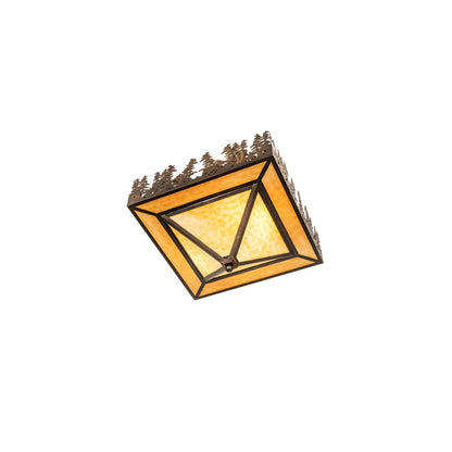 Pine Lake 2 Light 27" Wide Semi-Flush Ceiling Fixture
