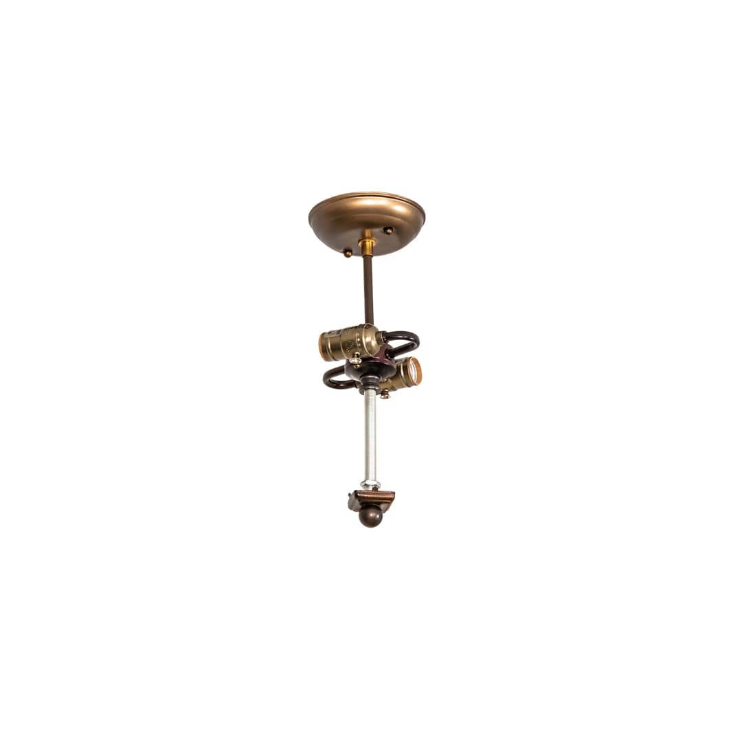 Pine Lake 2 Light 27" Wide Semi-Flush Ceiling Fixture