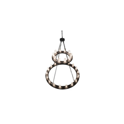 Loxley 28 Light 60" Wide Ring Chandelier