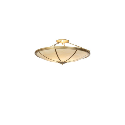 Commerce 8 Light 45" Wide Semi-Flush Bowl Ceiling Fixture