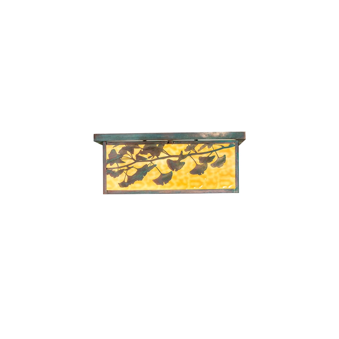 Hyde Park Ginkgo 6 Light 28" Wide Flush Mount Square Ceiling Fixture