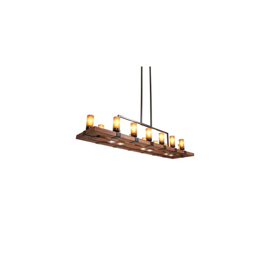 Long Grand Terrace 14 Light 17" Wide Linear Chandelier