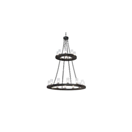 Loxley 20 Light 42" Wide Ring Chandelier