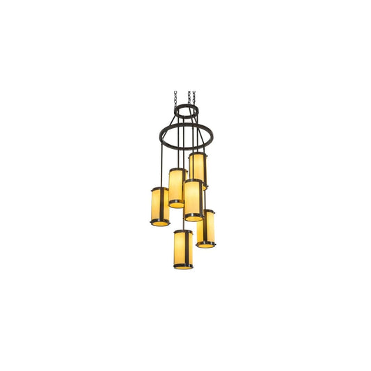 Cartier 6 Light 24" Wide Ring Chandelier