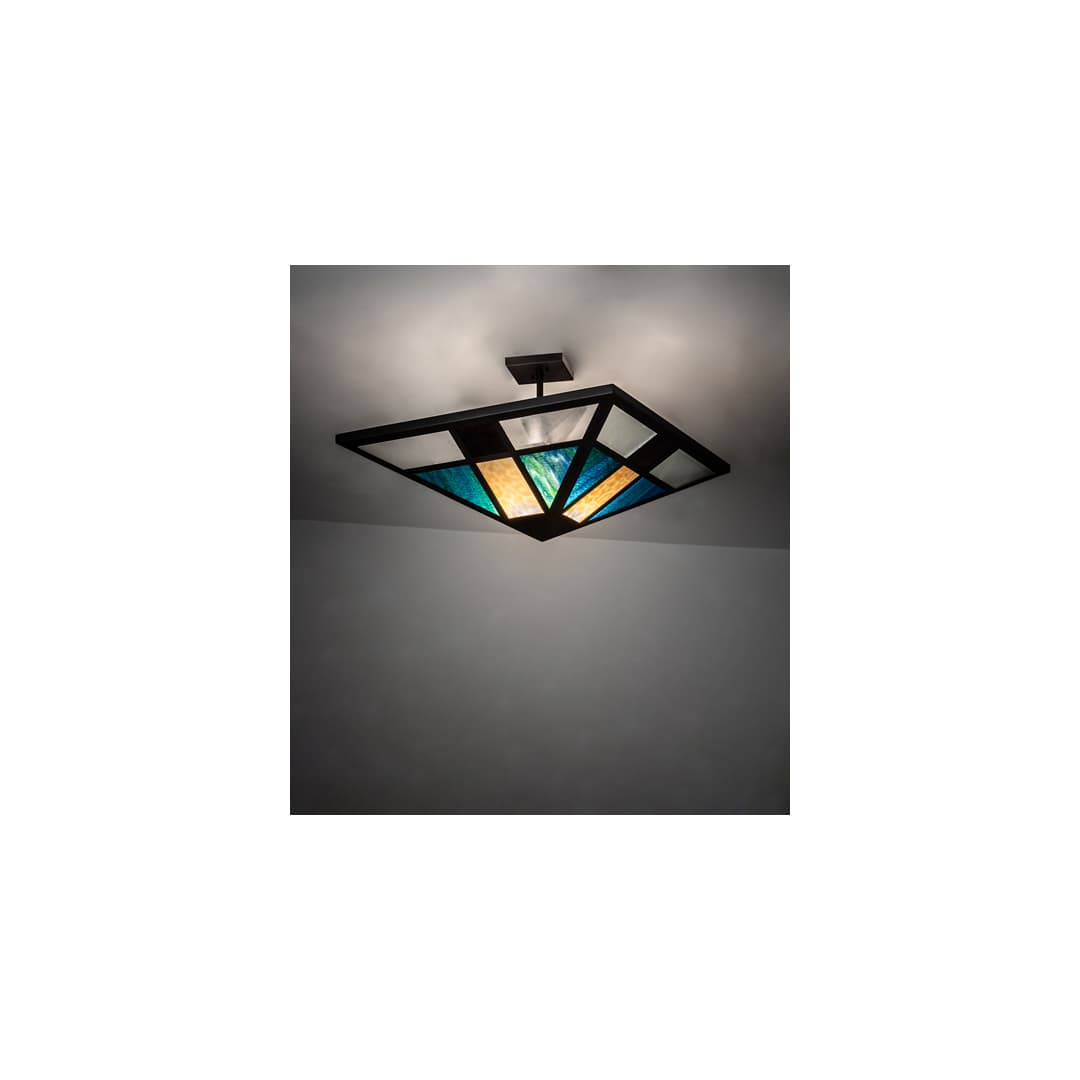Polaris 43" Wide Semi-Flush Ceiling Fixture