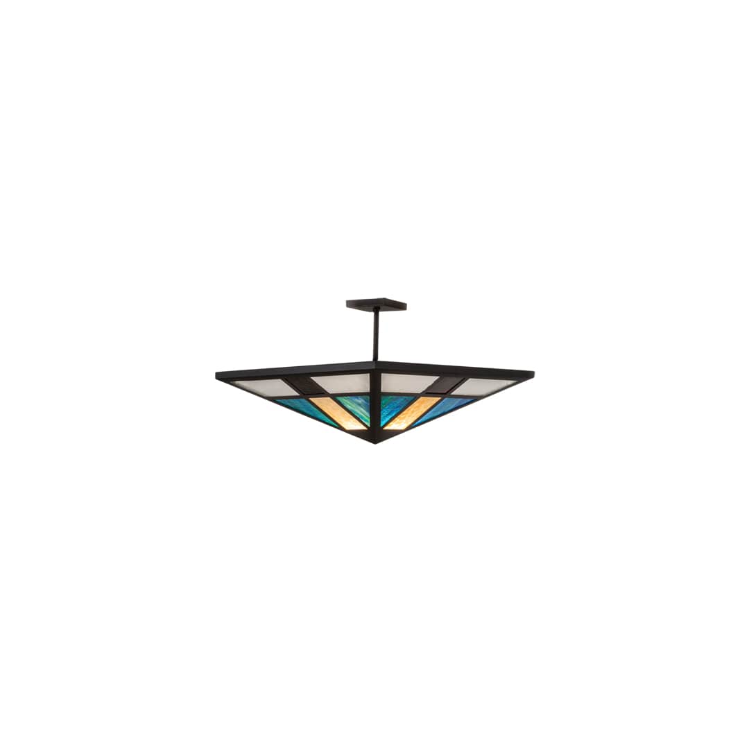 Polaris 43" Wide Semi-Flush Ceiling Fixture