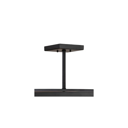 Polaris 43" Wide Semi-Flush Ceiling Fixture