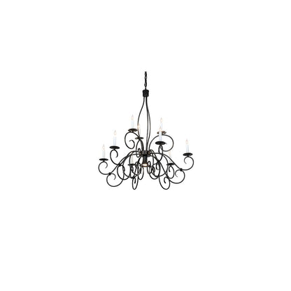 Grace 9 Light 36" Wide Taper Candle Style Chandelier