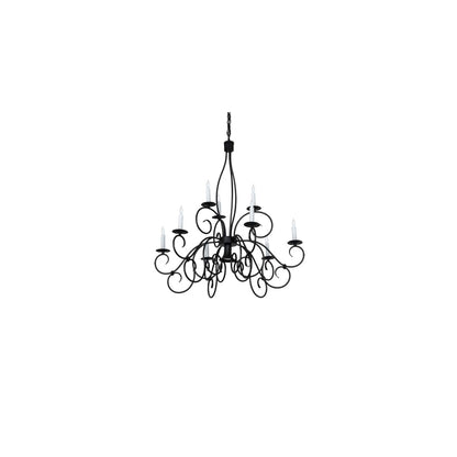 Grace 9 Light 36" Wide Taper Candle Style Chandelier