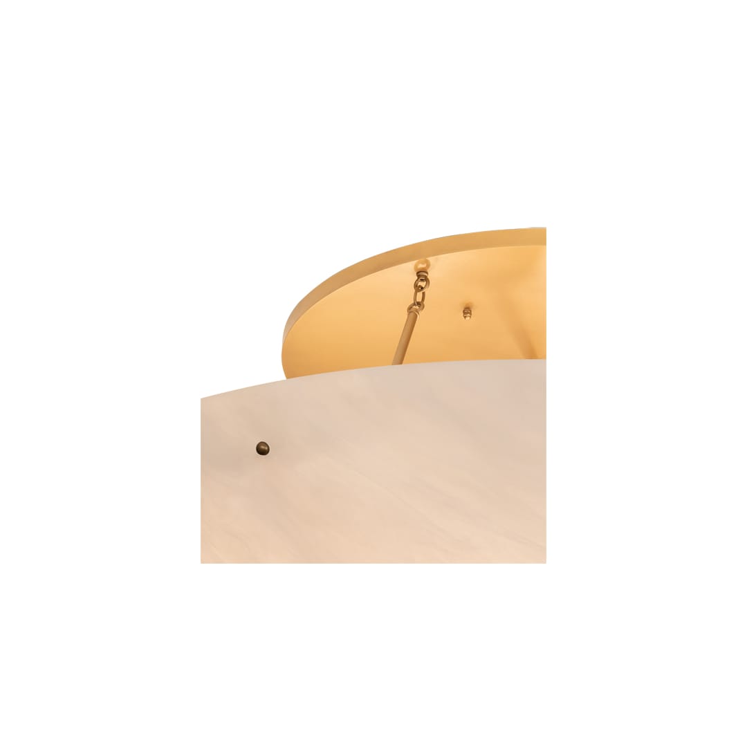 Artesia 12 Light 60" Wide Semi-Flush Bowl Ceiling Fixture - Gold Metallic Finish