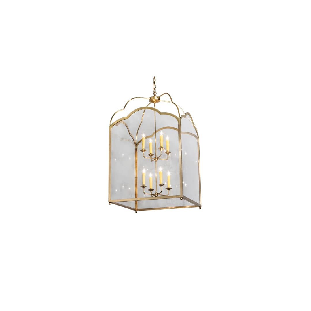 8 Light 45" Wide Taper Candle Pendant