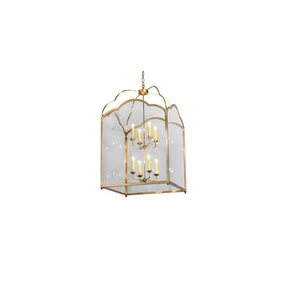 8 Light 45" Wide Taper Candle Pendant