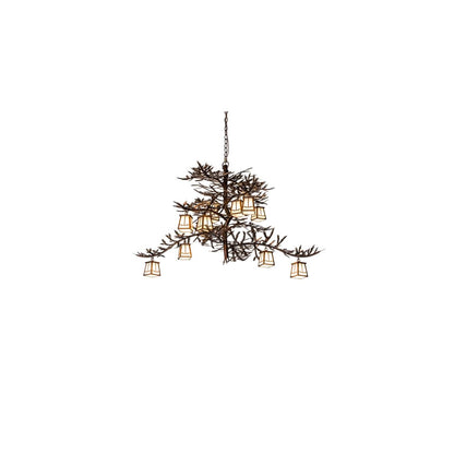 Long Pine Branch 12 Light 42" Wide Chandelier