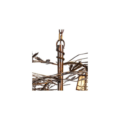 Long Pine Branch 12 Light 42" Wide Chandelier