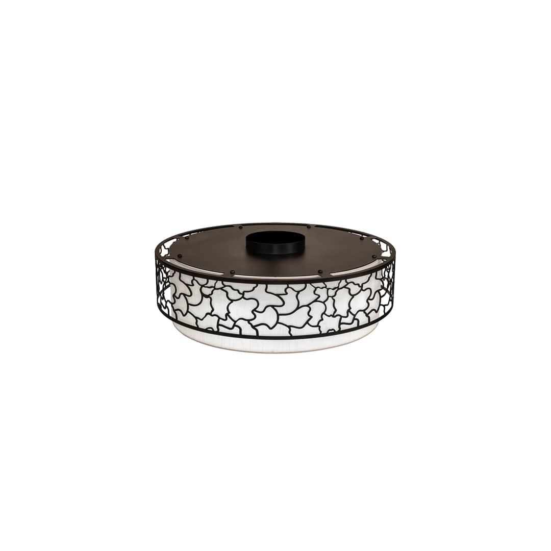 Deserto Seco 36" Wide LED Flush Mount Drum Ceiling Fixture