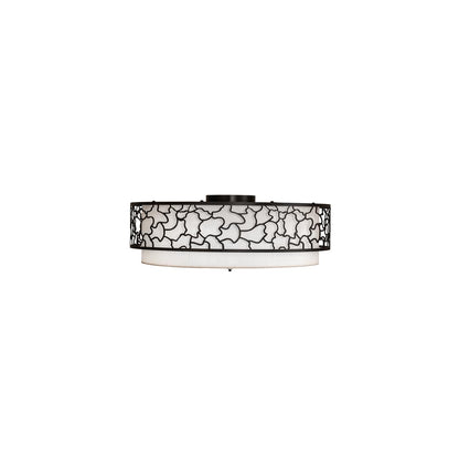 Deserto Seco 36" Wide LED Flush Mount Drum Ceiling Fixture