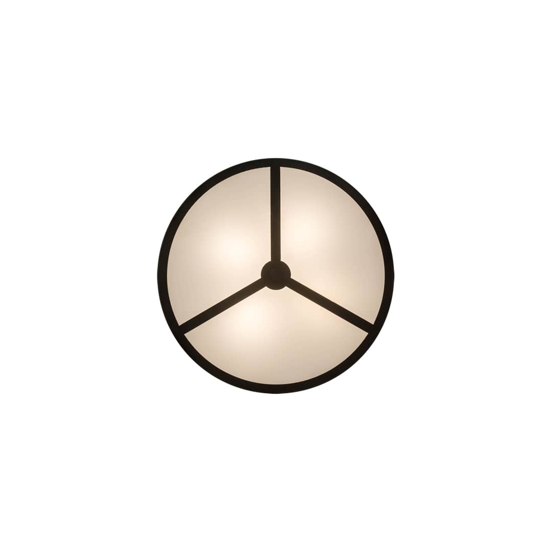 Horseshoe 4 Light 30" Wide Semi-Flush Drum Ceiling Fixture