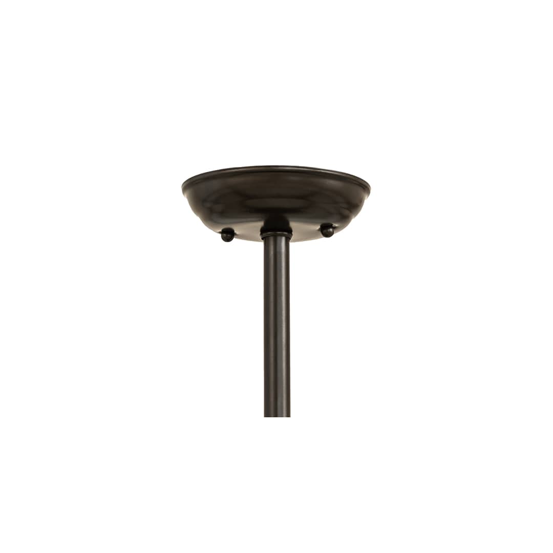 Horseshoe 6 Light 36" Wide Semi-Flush Drum Ceiling Fixture