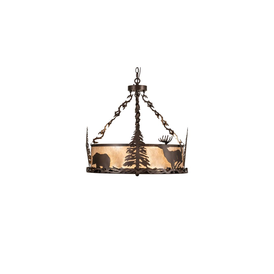 4 Light 26" Wide Pendant