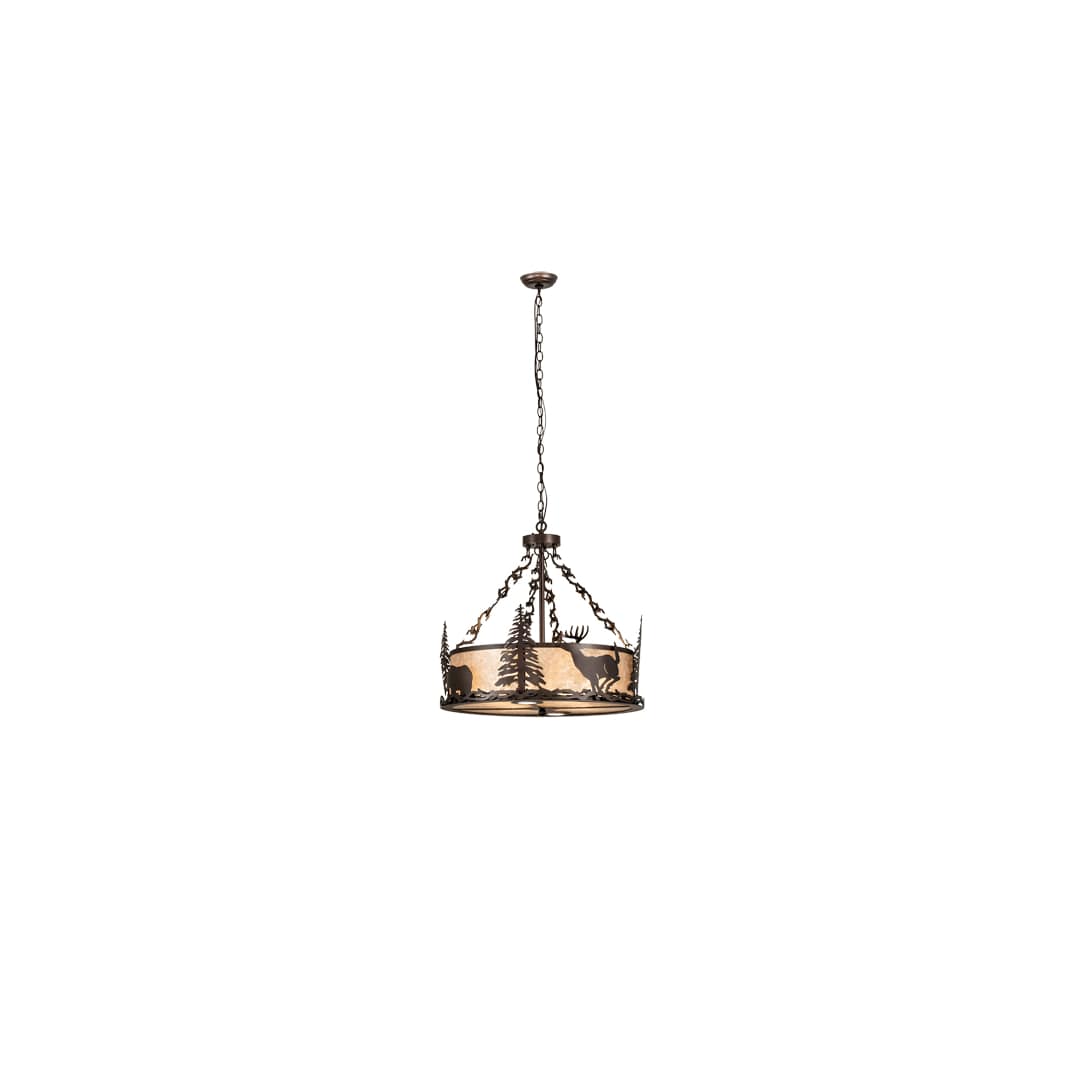 4 Light 26" Wide Pendant