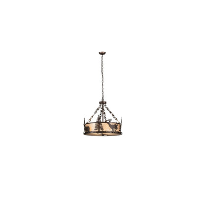 4 Light 26" Wide Pendant