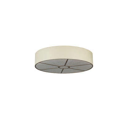 Cilindro 8 Light 48" Wide Semi-Flush Drum Ceiling Fixture - Antique Finish