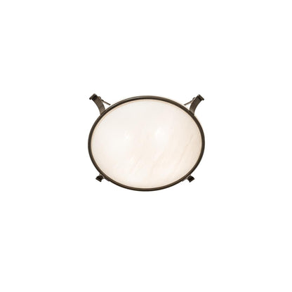 Almeria 4 Light 32" Wide Semi-Flush Bowl Ceiling Fixture - Timeless Bronze Finish