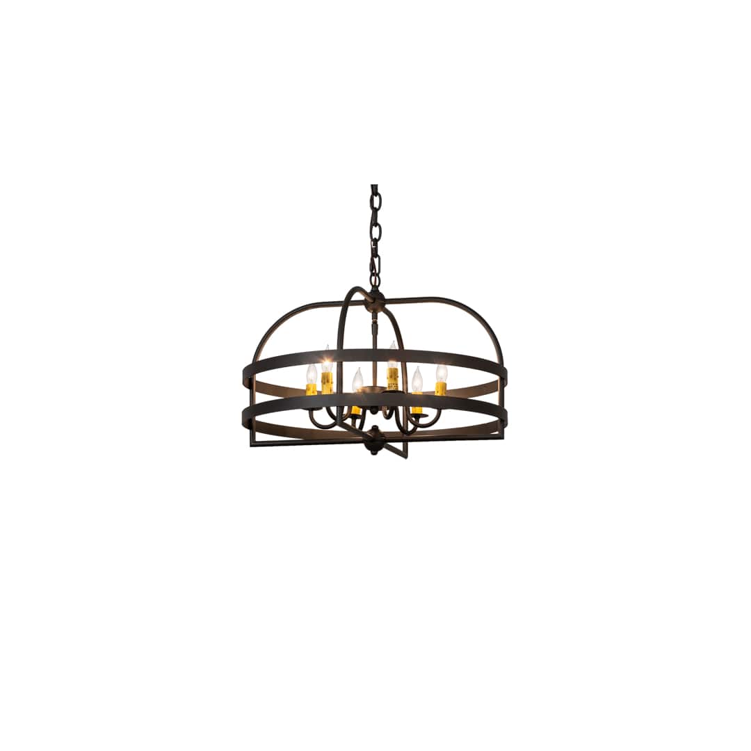 Aldari 6 Light 23" Wide Taper Candle Style Chandelier