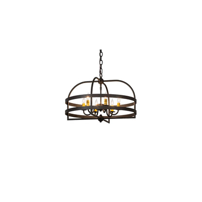 Aldari 6 Light 23" Wide Taper Candle Style Chandelier
