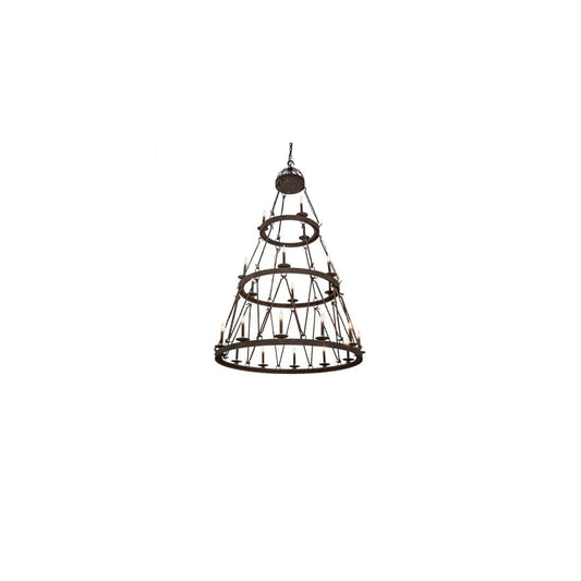 Lakeshore 21 Light 54" Wide Taper Candle Style Chandelier