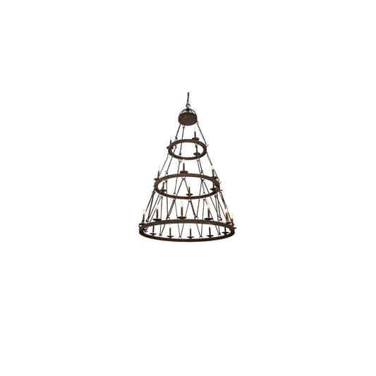 Lakeshore 21 Light 54" Wide Taper Candle Style Chandelier
