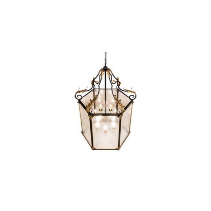 12 Light 48" Wide Taper Candle Pendant