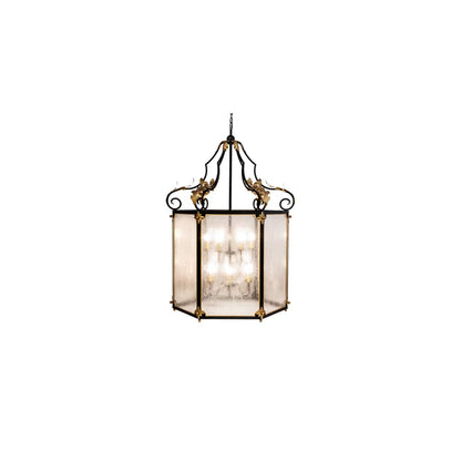 12 Light 48" Wide Taper Candle Pendant