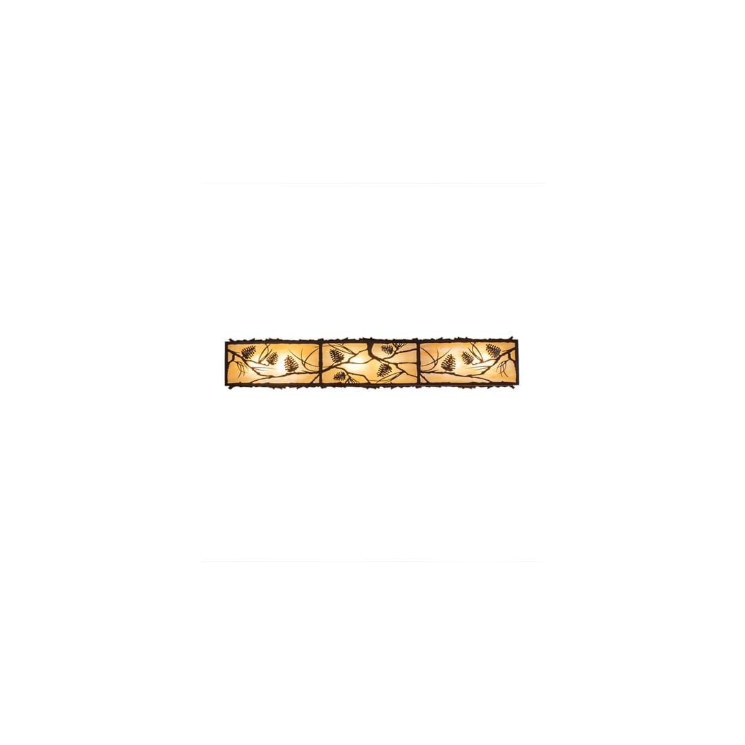 Whispering Pines 6 Light 63" Wide Flush Mount Ceiling Fixture