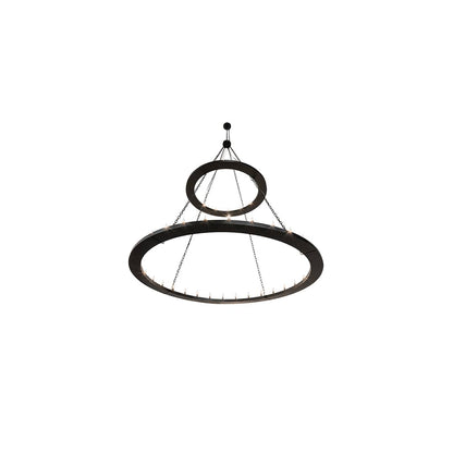 Loxley 48 Light 84" Wide Taper Candle Ring Chandelier