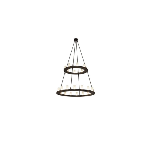 Loxley 24 Light 54" Wide Ring Chandelier
