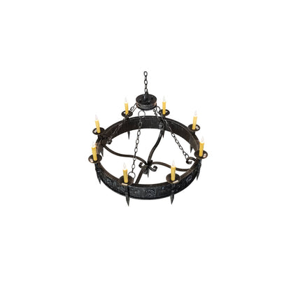 Calandra 8 Light 42" Wide Taper Candle Style Chandelier